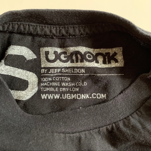 Ugmonk It’s About Time (Black) T-shirt - Small - Picture 4 of 5